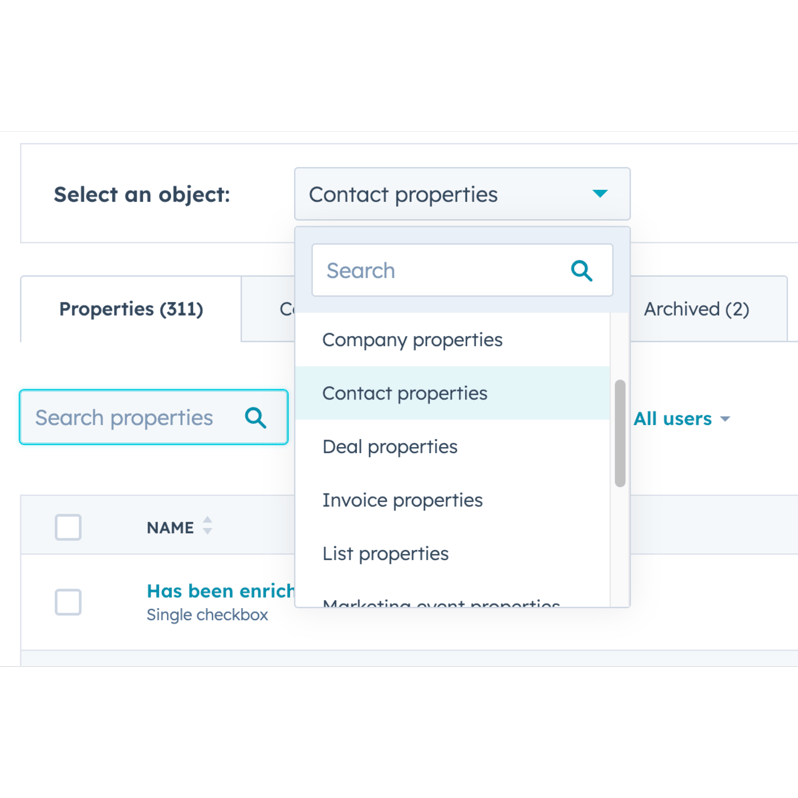 hubspot-custom-properties-selecting-object