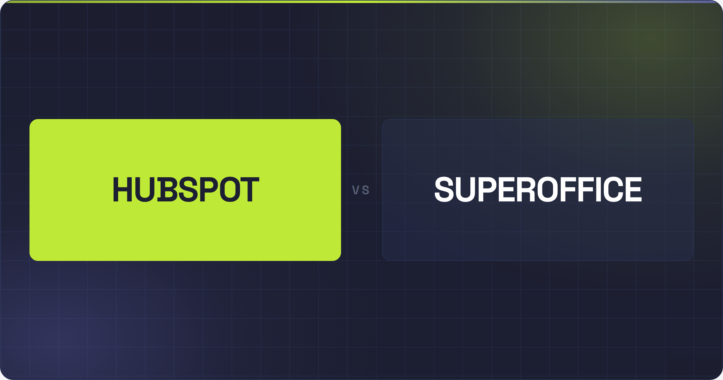superoffice marketing vs hubspot marketing